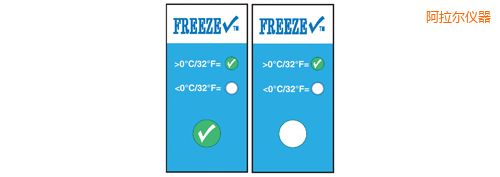阿拉爾溫度指示標簽 冷凍檢查 Thermolabels