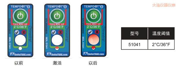 大連溫度指示標簽 累計下降溫度的標簽