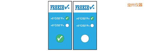 定州溫度指示標(biāo)簽 冷凍檢查 Thermolabels