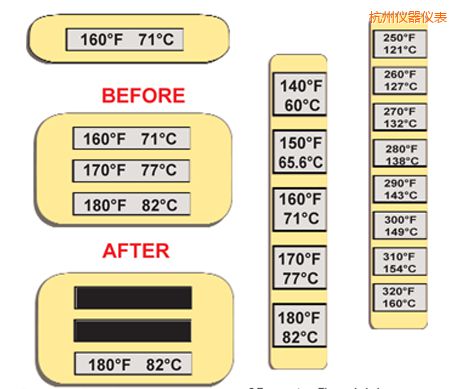 杭州溫度指示標簽 高溫ThermoLabel標簽