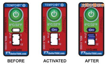 沈陽溫度指示標(biāo)簽 累計上升時間/溫度的標(biāo)簽